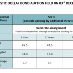 Domestic Dollar Bond Auction Sees Strong Demand