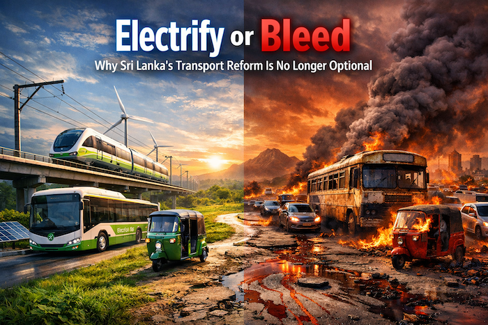 Electrify or Bleed: Why Sri Lanka’s Transport Reform Is No Longer Optional