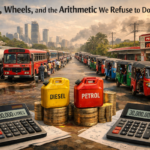 Fuel, Wheels, and the Arithmetic We Refuse to Do