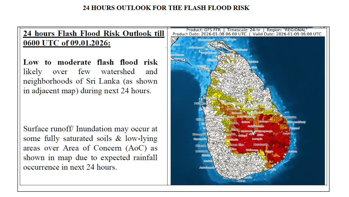 Sri Lanka to get heavy rain before depression hits Hambantota-Batticaloa coast
