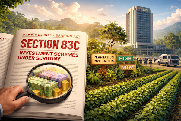 How Sri Lanka Banking Act Section 83C Puts Plantation “Investment” Schemes Under Legal Spotlight?