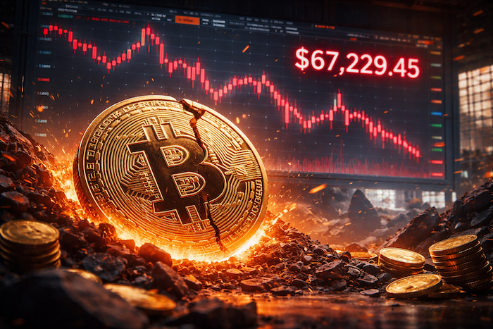 Bitcoin Breaks Below $70,000 as Fear Returns to Crypto Markets