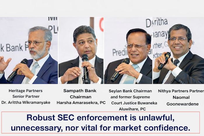 Robust SEC enforcement is unlawful, unnecessary and not essential for Market Confidence