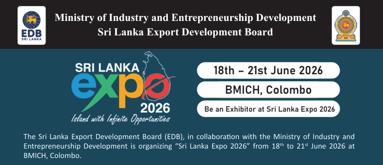 Sri Lankan Exporters Encouraged to Participate in Expo 2026 International Trade Exhibition