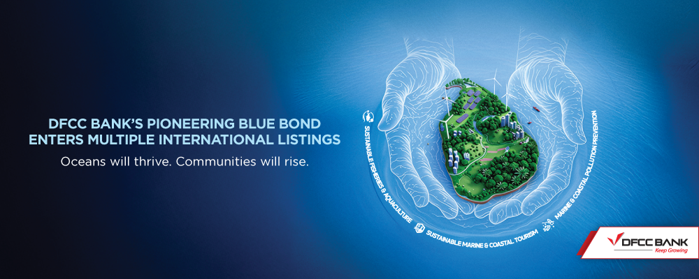 DFCC Bank’s Pioneering Blue Bond Gains Global Recognition with Multiple International Listings
